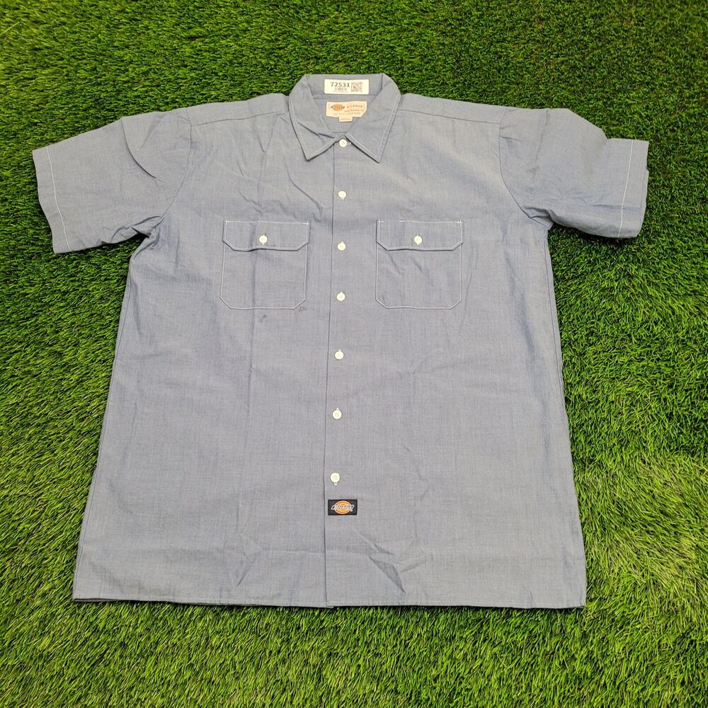 Vintage 90s DICKIES Button Shirt XL 26x33 Baggy Fit